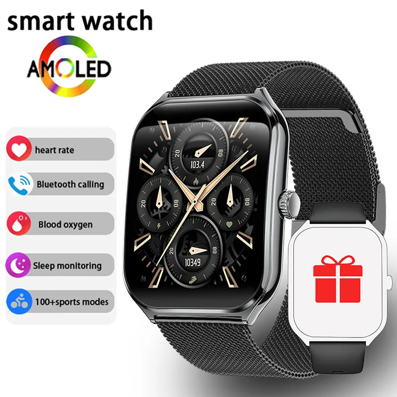 Ultra-Thin Smartwatch 1.96 AMOLED Continuous Display