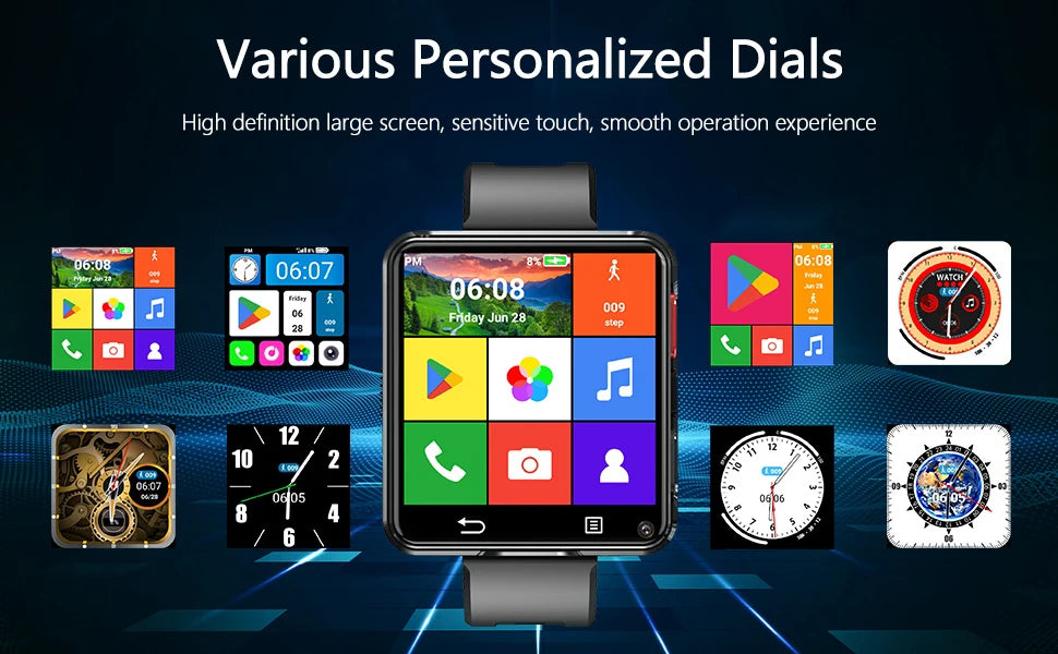 Đồng Hồ Thông Minh S998 4G Chống Nước Cho Nam Nữ 2024