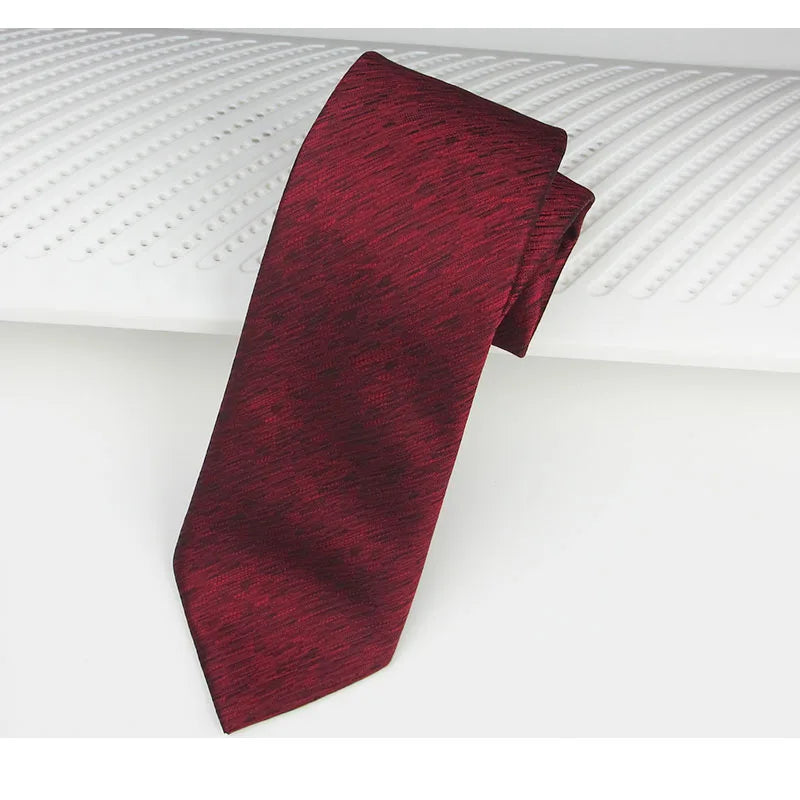 萊加米 (Legami) 高級紅色真絲男士領帶，飾有奢華圖案