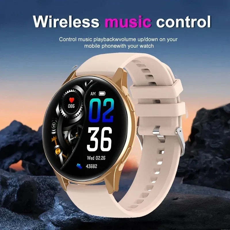 Đồng Hồ Thông Minh 2025 Màn Hình Tròn AMOLED Bluetooth - Daisan Mart