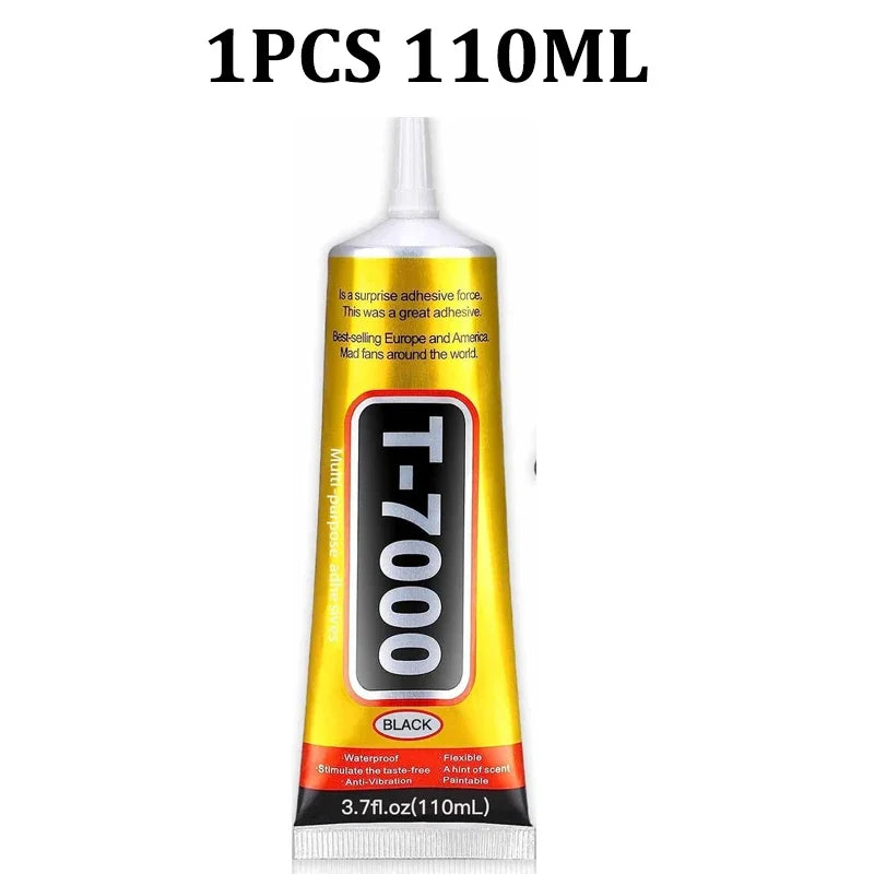 T7000 110/50/15ML Black Cellphone Tablet Repair Battery Cover Frame Adhesive Multi-purpose Electronic Components DIY Super Glue