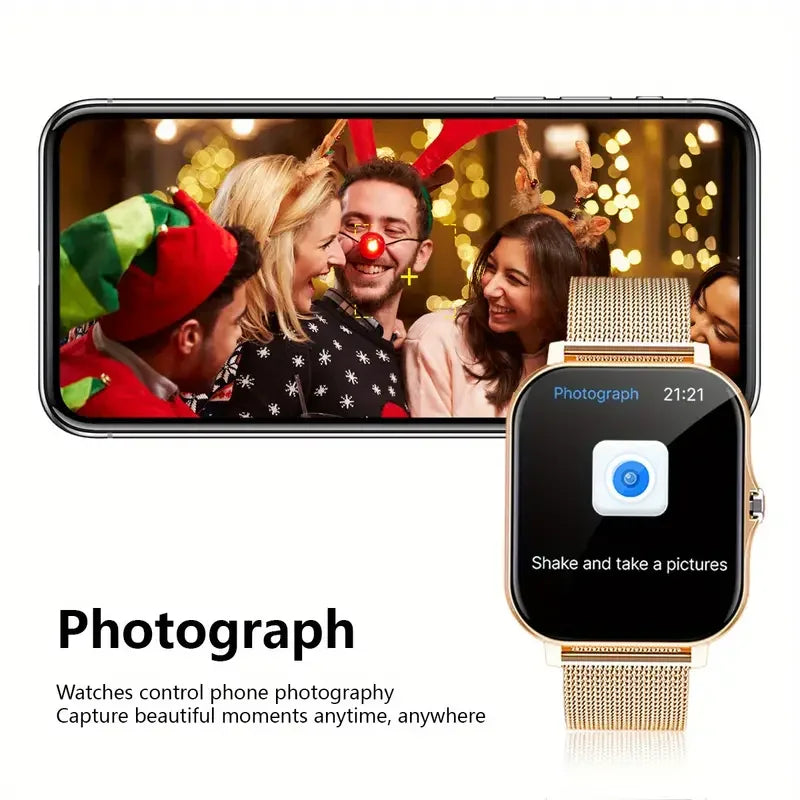 Đồng Hồ Thông Minh KESHUYOU 2025 Màn Hình 2.01 Inch HD