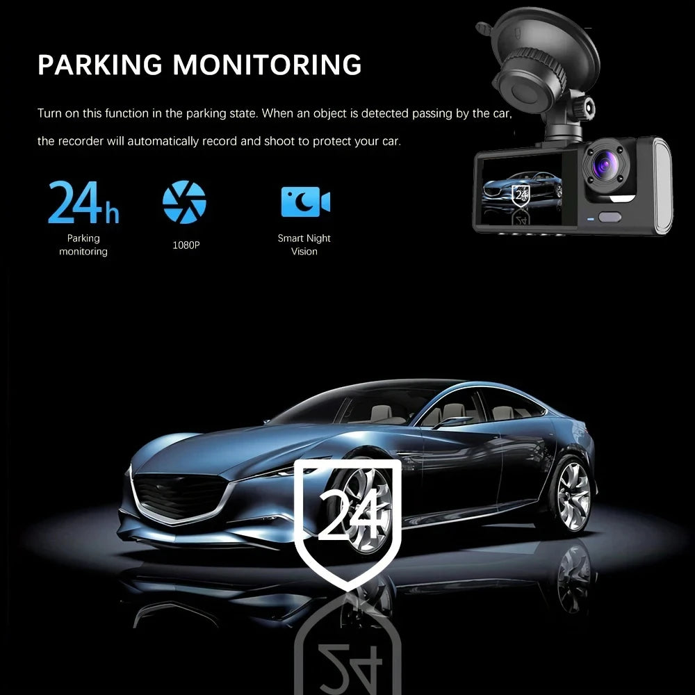 CamX3 - WIFI Car Dash Cam, 2/3 Lenses