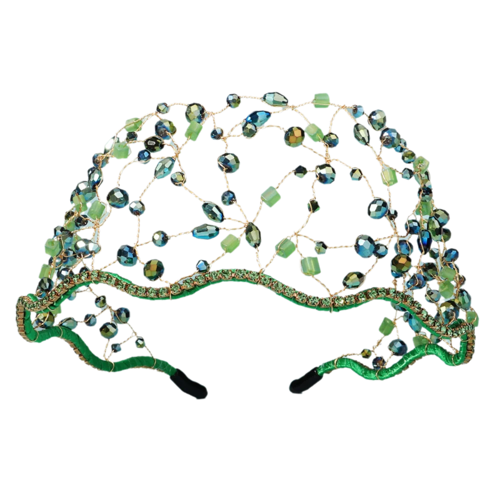 Luxurious Sparkling Handmade Crystal Hair Crown
