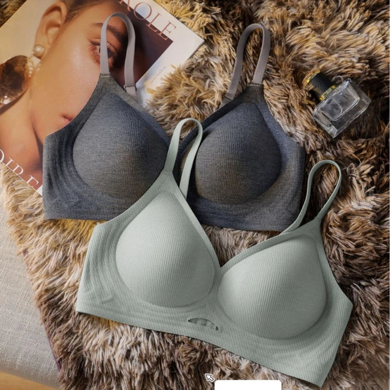 Sexy, Breathable, Push-Up, Wire-Free Women's Bra