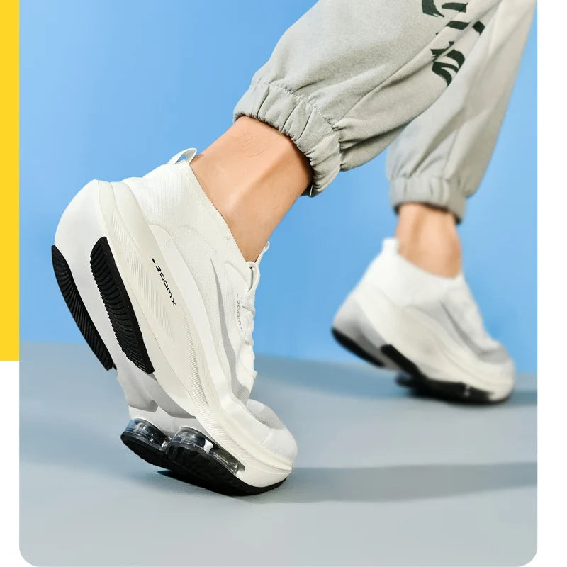 Giày Thể Thao Đệm Khí Unisex Thoáng Khí Thời Trang