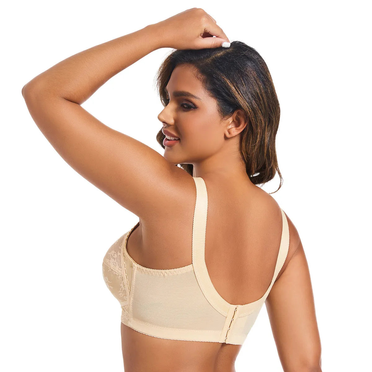 Breathable Thin Cotton Lace Bra Without Wires