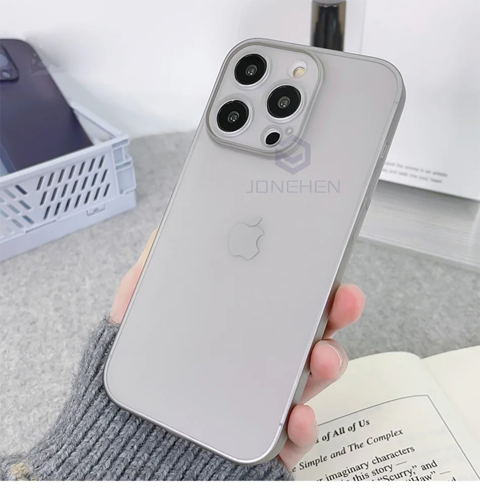 Ultra Thin Matte Protective Case for iPhone 17-16 Pro Max
