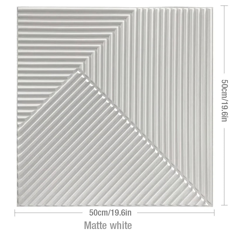 3D wall panel with golden wood grain, waterproof, 3m²