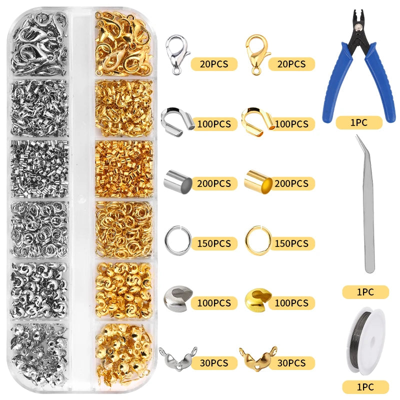 Jewelry Making Kit: Hooks, Bracelets, Beads &amp; Accessories