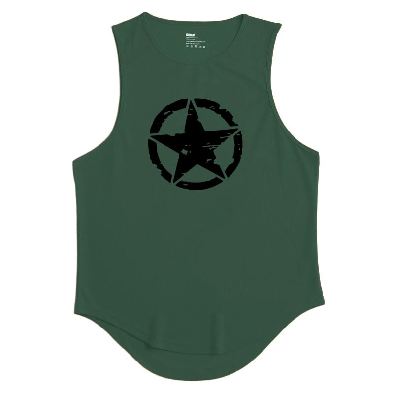 Áo Thun Nam Thể Thao Nhanh Khô Tập Gym Không Tay