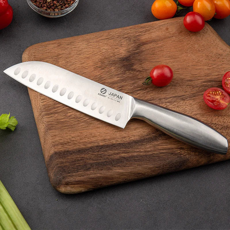 Japanese Stainless Steel Kitchen Knife Set - Chopping, Slicing Meat, Fish, Vegetables