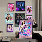 Emilia Mernes Singer Whitepaper Poster Waterproof Paper Sticker Coffee House Bar Posters Wall Stickers