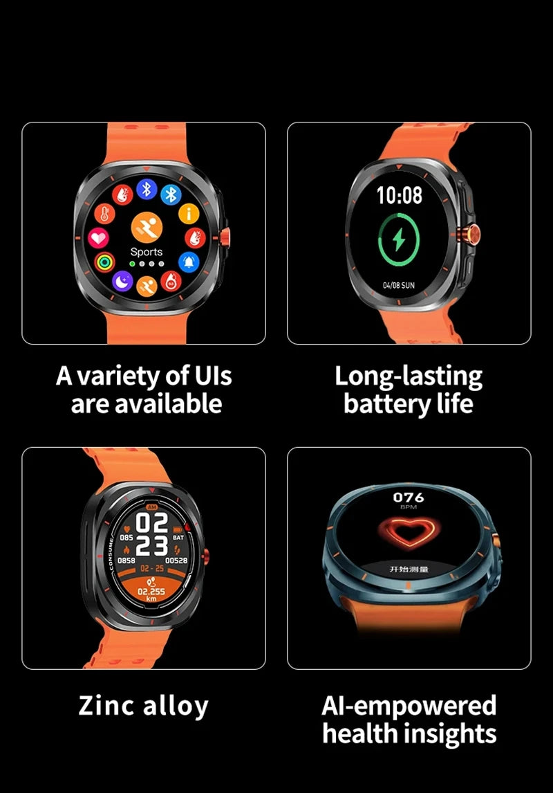 GT7 Ultra Smart Watch AMOLED HD Screen 2025