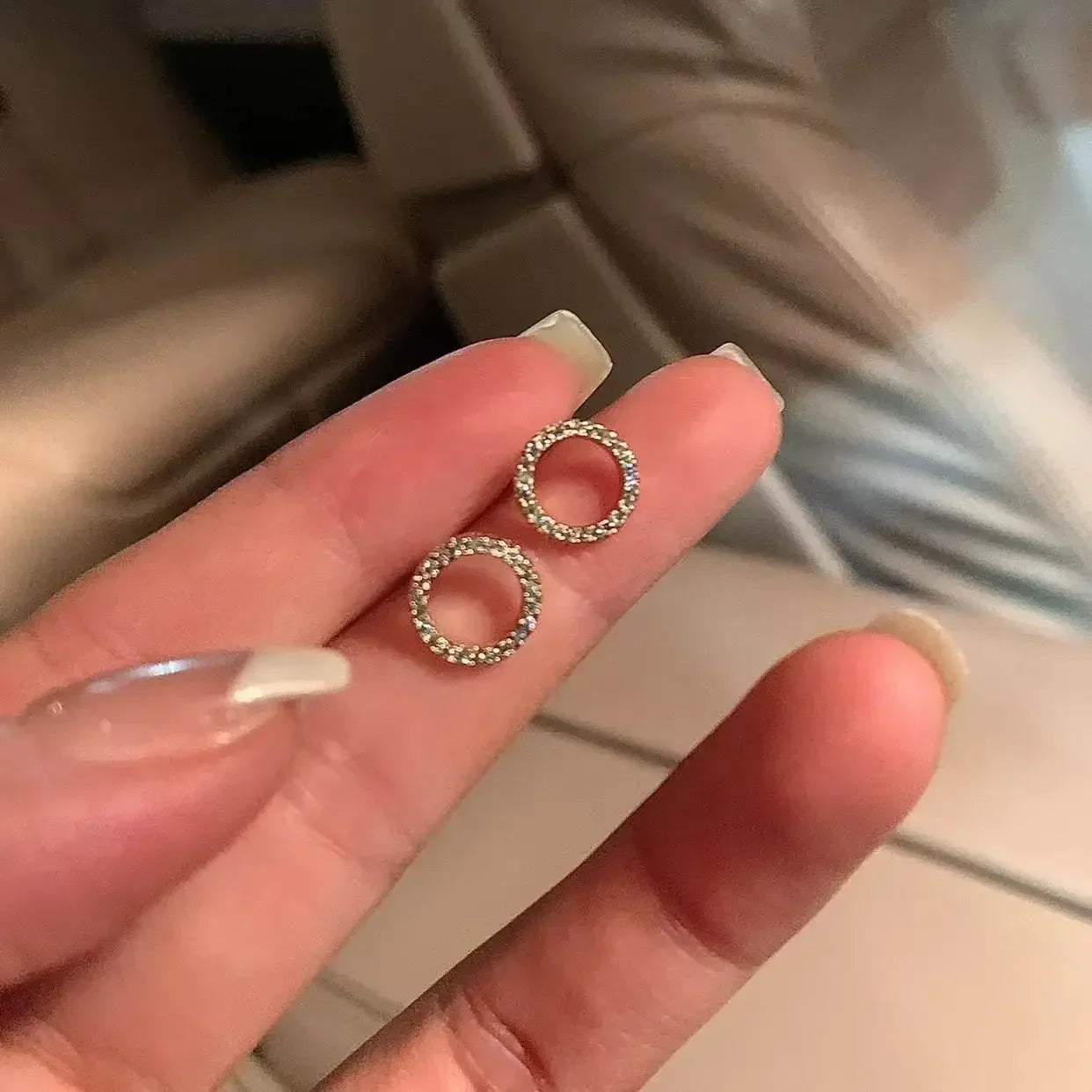 Elegant Gold Crystal Necklace For Women