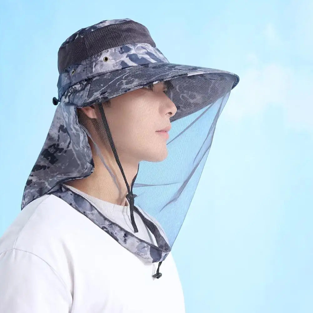 Nón Lưới Du Lịch Chống Muỗi - Bảo Vệ Nắng Ngoài Trời
