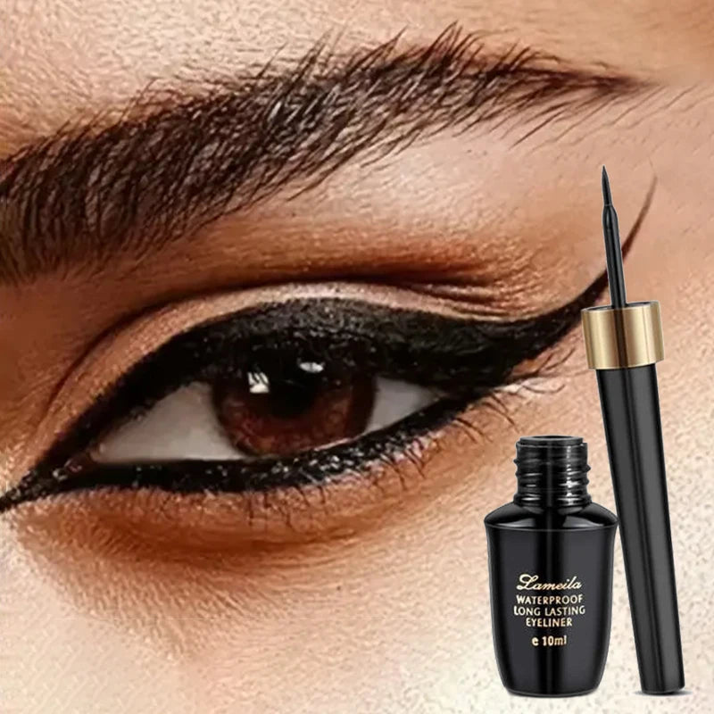 Super Thin Black Liquid Eyeliner Long Lasting Waterproof