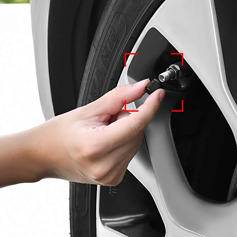 Nắp Van Lốp Ô Tô Xe Máy 20 Chiếc Đen Chống Bụi - Daisan Mart