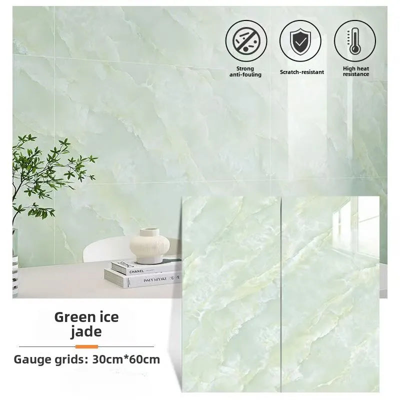 10/30PCS 30cmx60cm Bathroom Tile Waterproof Sticker Thick Self-adhesive Floor Sticker Marble PVC Indoor Wall Sticker