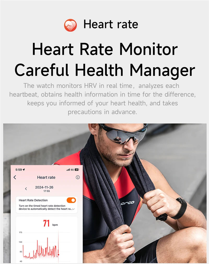 Đồng hồ thông minh đa năng chống nước đo nhịp tim