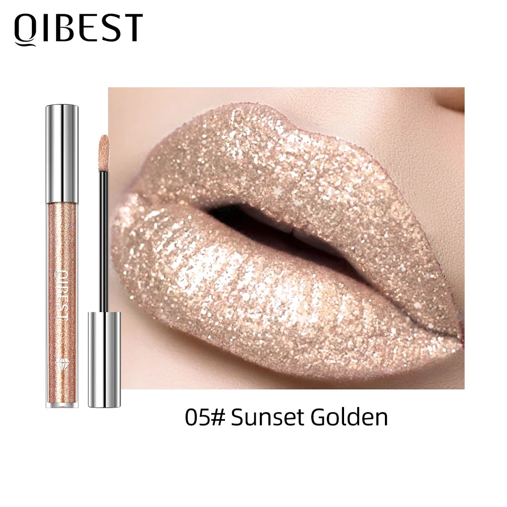 Son Kim Tuyến QIBEST Lâu Trôi Lấp Lánh Chống Nước