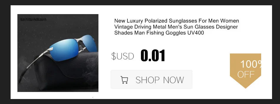 Unisex UV400 Rimless Aviator Fashion Sunglasses