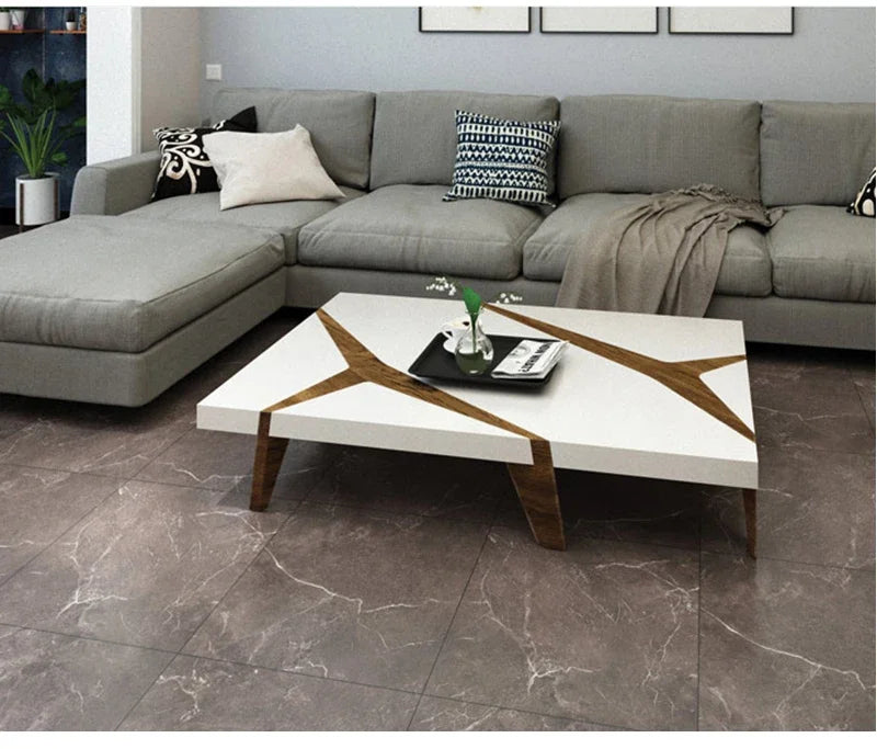 10/20/30pcs of PVC Imitation Marble Floor Stickers Self-adhesive Wall Stickers Waterproof Bathroom Decoration Decals 30*30cm
