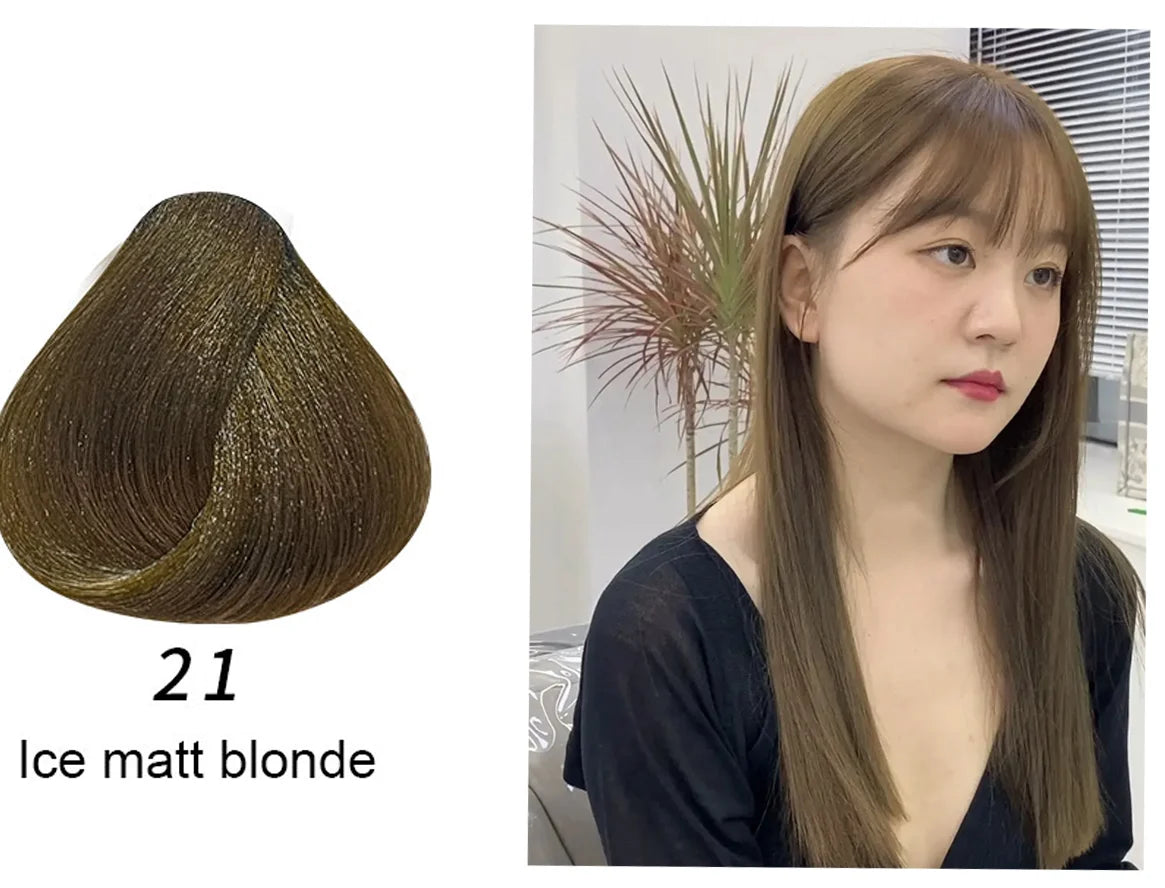 Dầu Gội Nhuộm Nâu Tự Nhiên Mokeru Bền Màu