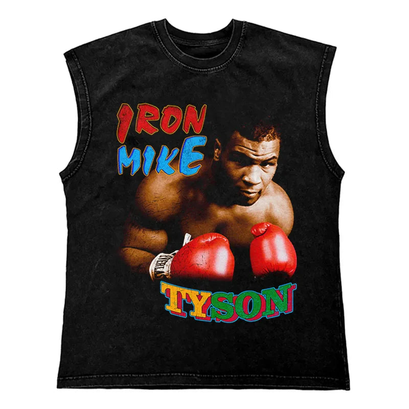 Men's Hip Hop T-Shirt with Unique Boxing Print 270Gym
