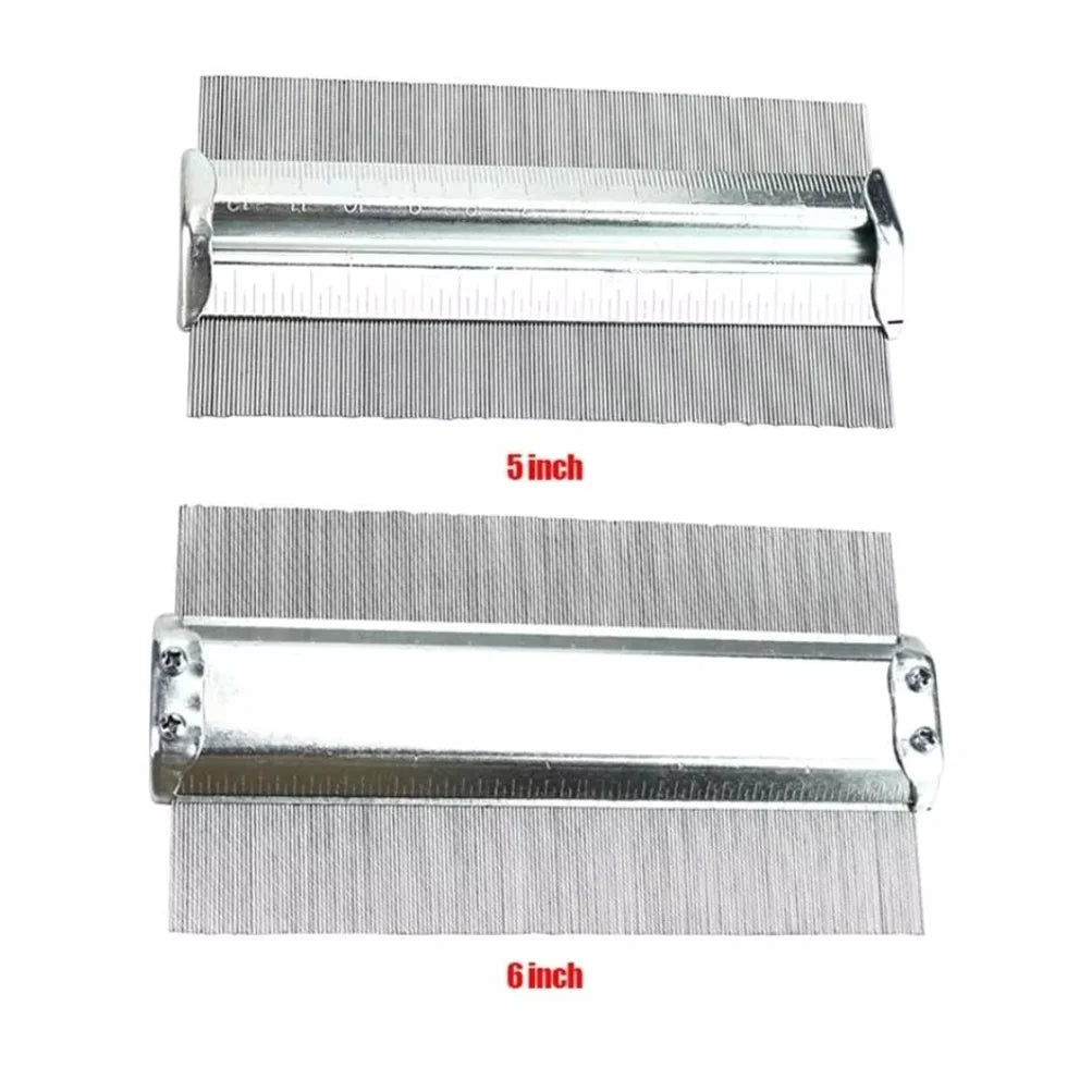 5inch/6inch Metal Contour Duplicator Gauge Precise Contour Duplicator Measuring Tool Measuring Tool Carpenter Tool