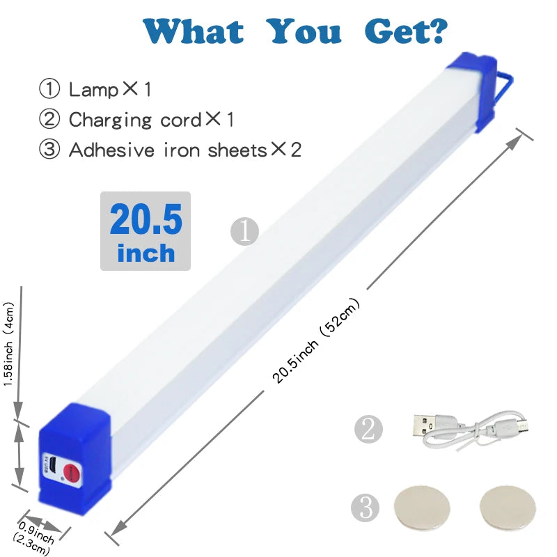 5V USB Rechargeable LED Emergency Outdoor Magnetic Light