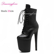 Giày Cổ Điển Rắn 20CM: Quý Phái & Gợi Cảm