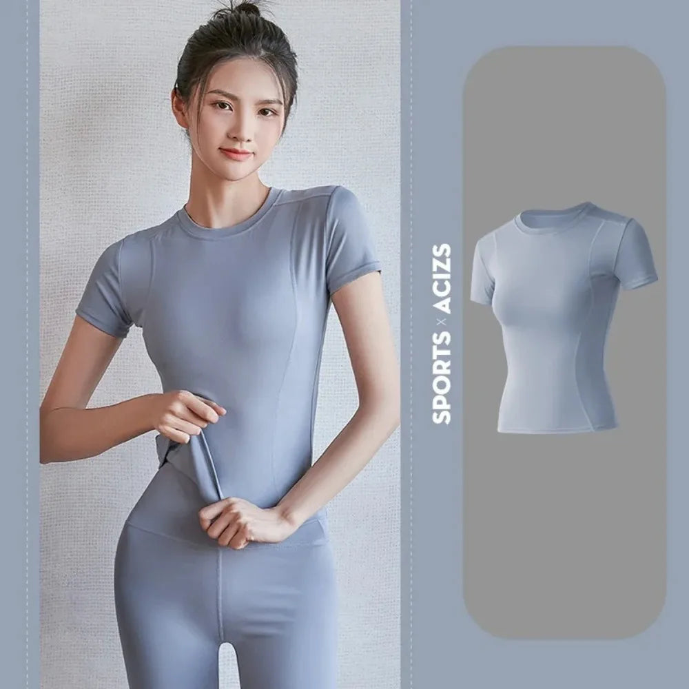 Áo Tập Yoga Nữ 2025 Thoáng Khí Khô Nhanh Thể Thao - Daisan Mart