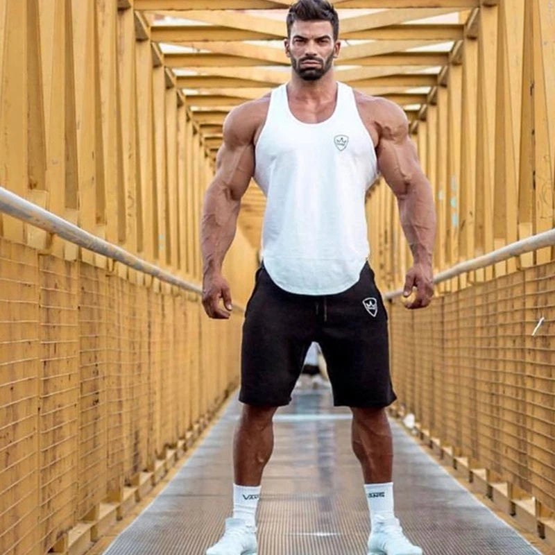 Áo Ba Lỗ Thể Hình Nam - Gym Cotton Không Tay - Daisan Mart