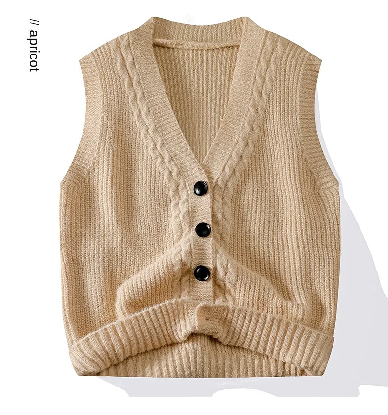 Áo Len Nam Đa Năng Thời Trang Cổ V Vest Không Tay - Daisan Mart