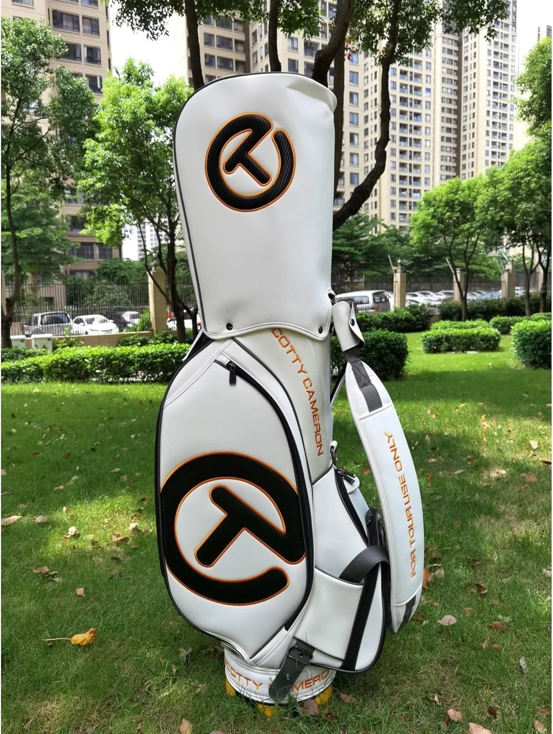 Fashionable unisex waterproof PU standard golf bag