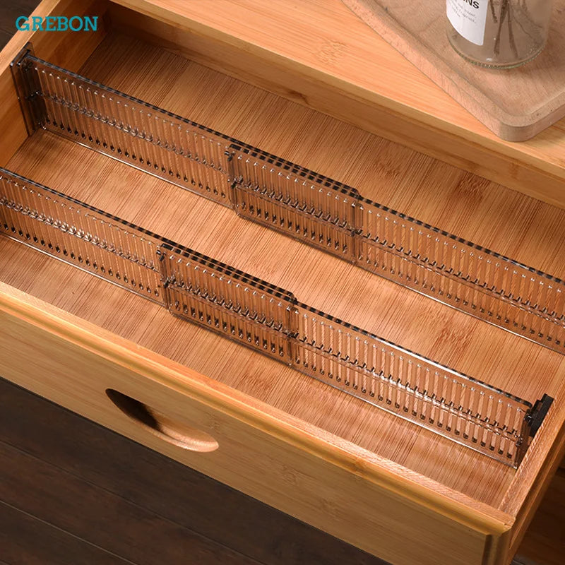 Multi-Function Adjustable Drawer Divider for Storage