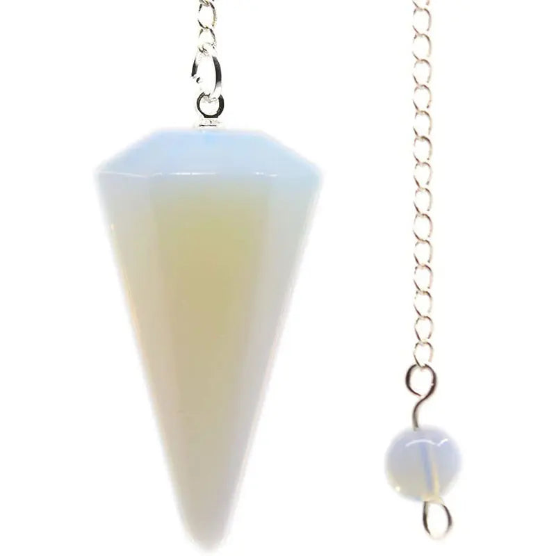 Quartz Amethyst Boho Healing Pendulum Charm