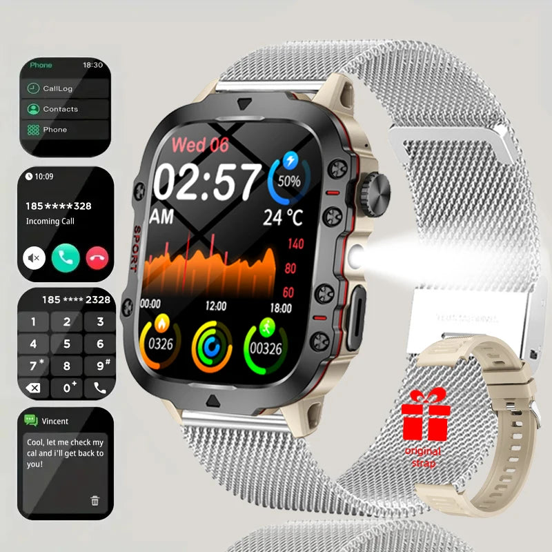 Đồng Hồ Thông Minh 2025 AMOLED Chống Nước Đa Năng