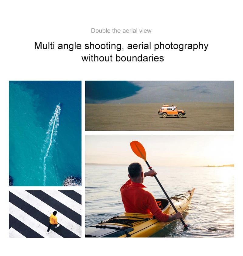 FlyCam Xiaomi D16 8K - Mini Drone Avoiding Obstacles