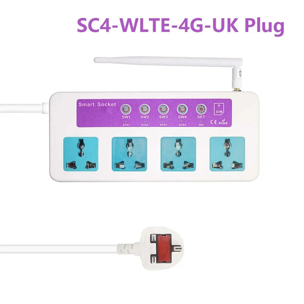 4G LTE Smart Plug with Temperature Control &amp; Alerts