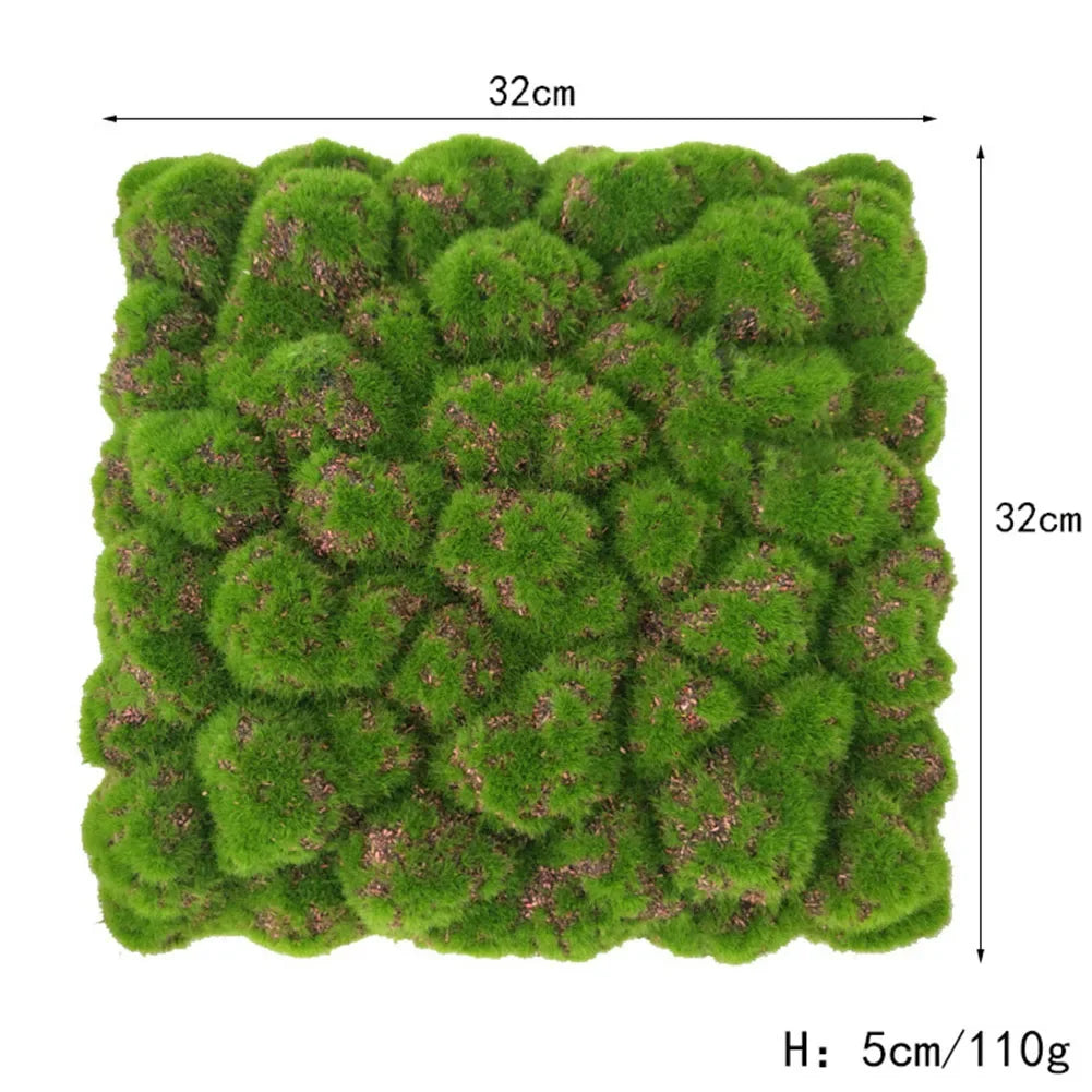 Artificial Moss Panels for Wall Decoration, Stone, Garden Landscape