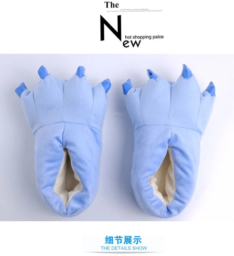Warm Stuffed Animal Kigurumi Slippers Winter 2024