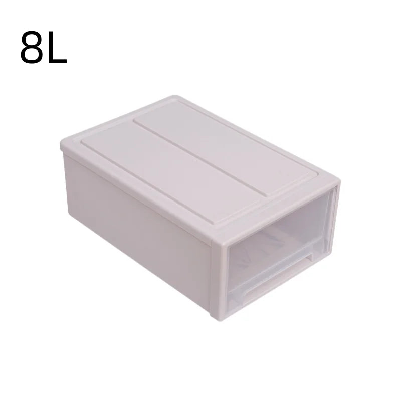 Multi Purpose Stackable Plastic Storage Drawers for Bedroom Closet Underwear Socks Organization