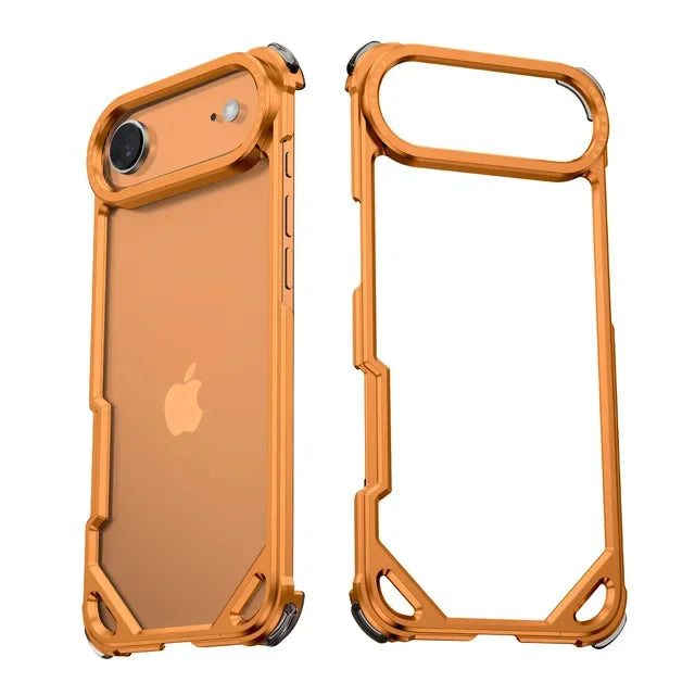 Aluminum alloy Metal Phone Case For iPhone 17 16 Pro Max 17Air Minimalist Support Wireless Charging Ultra-thin Protecitve Case - Daisan Mart