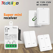 Mini 433MHz RF Remote Control Switch for LED Lights