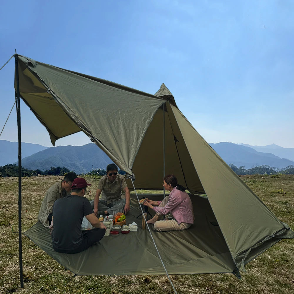 4 Season Waterproof Multi-Purpose Tipi Tent with Chimney