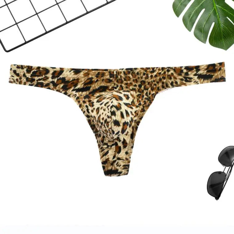 U-Convex Breathable Sexy Leopard Men's Underwear