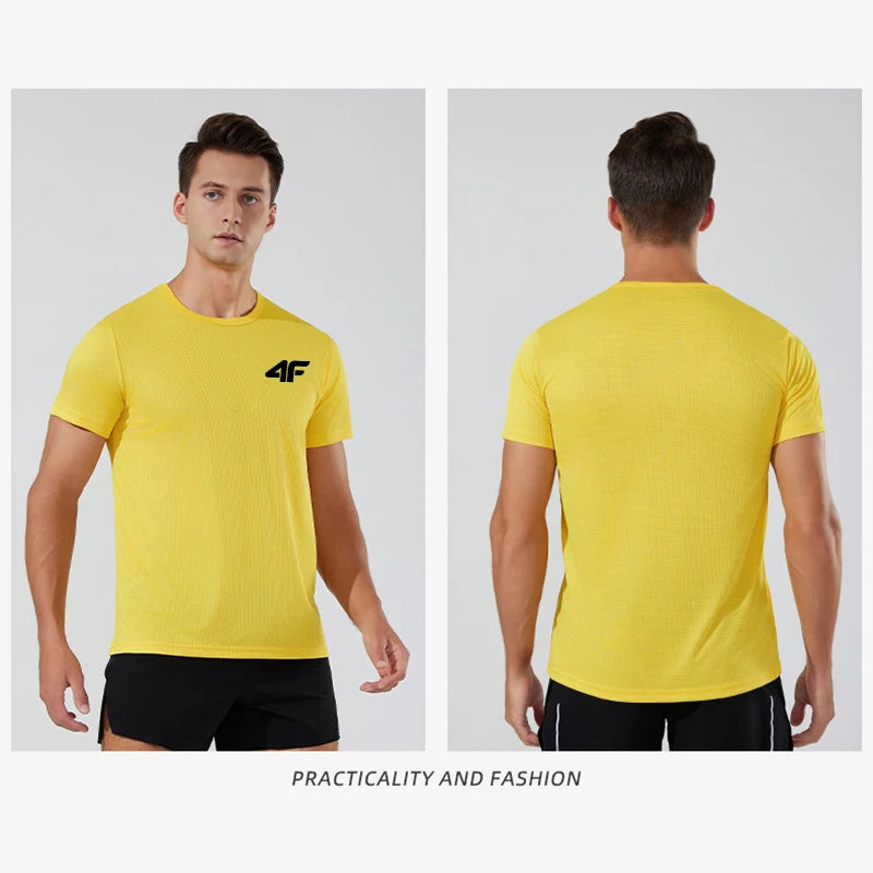Men's Summer Sports T-Shirt, Cool, Quick Dry, High Quality