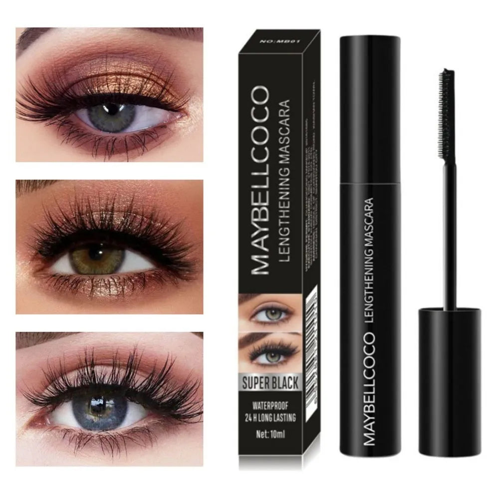Waterproof Mascara for Long, Curled Lashes - Big, Seductive Eyes